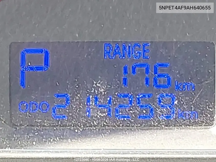 2010 HYUNDAI SONATA VIN 5NPET4AF9AH640655 — фото 15