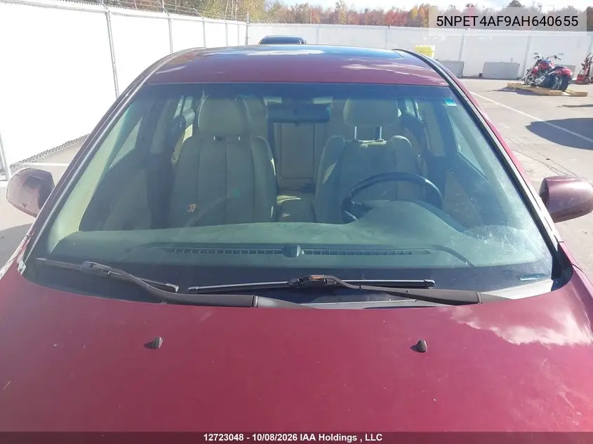 2010 HYUNDAI SONATA VIN 5NPET4AF9AH640655 — фото 17