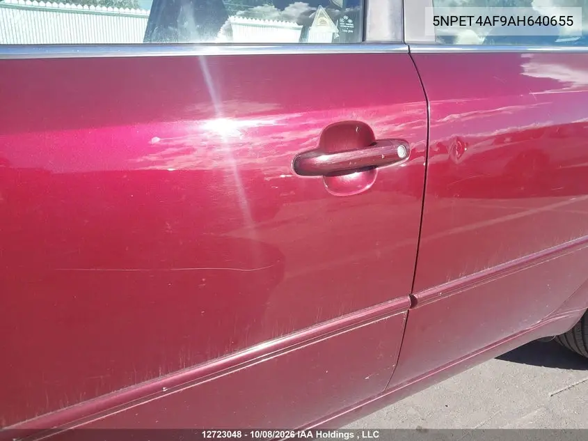 2010 HYUNDAI SONATA VIN 5NPET4AF9AH640655 — фото 20