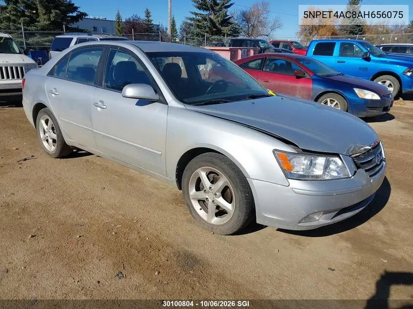 HYUNDAI SONATA 2010, VIN 5NPET4AC8AH656075