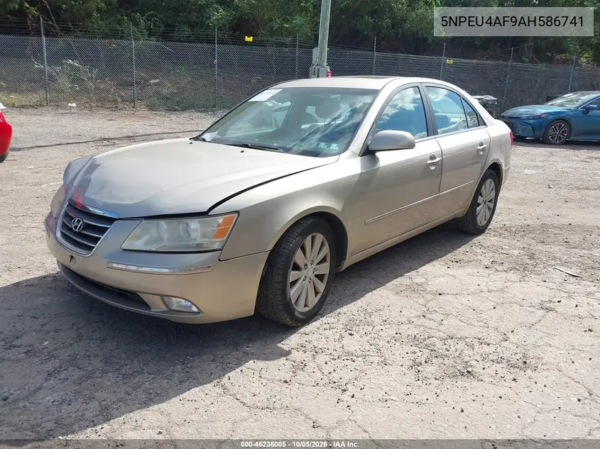 2010 HYUNDAI SONATA VIN 5NPEU4AF9AH586741 — фото 2