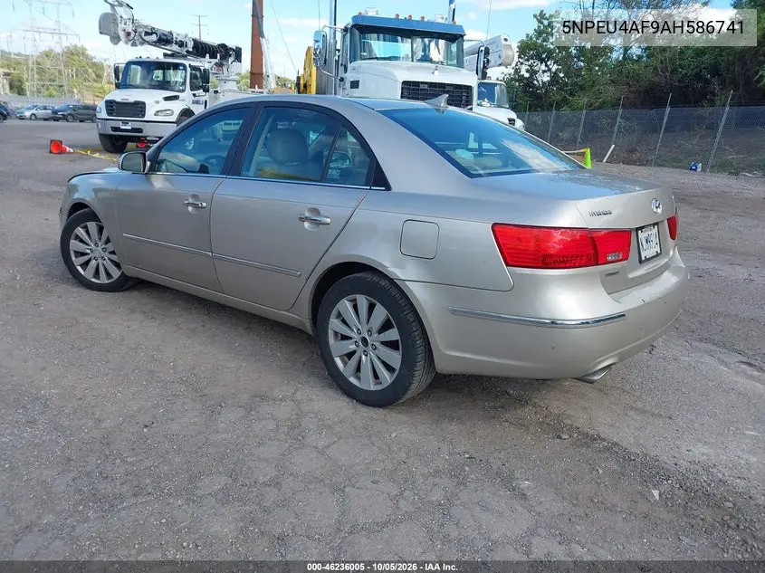 2010 HYUNDAI SONATA VIN 5NPEU4AF9AH586741 — фото 3