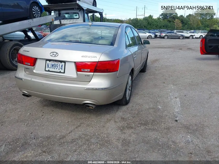 2010 HYUNDAI SONATA VIN 5NPEU4AF9AH586741 — фото 4