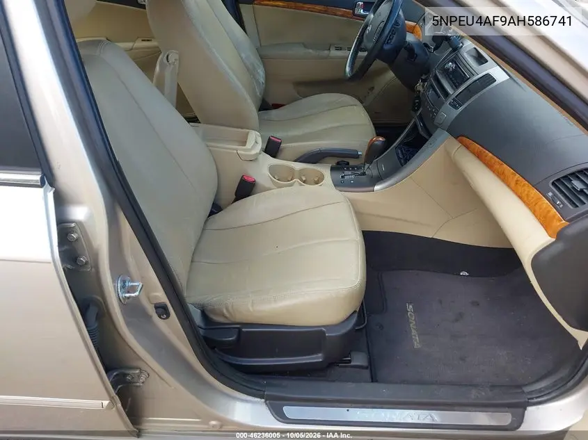 2010 HYUNDAI SONATA VIN 5NPEU4AF9AH586741 — фото 5