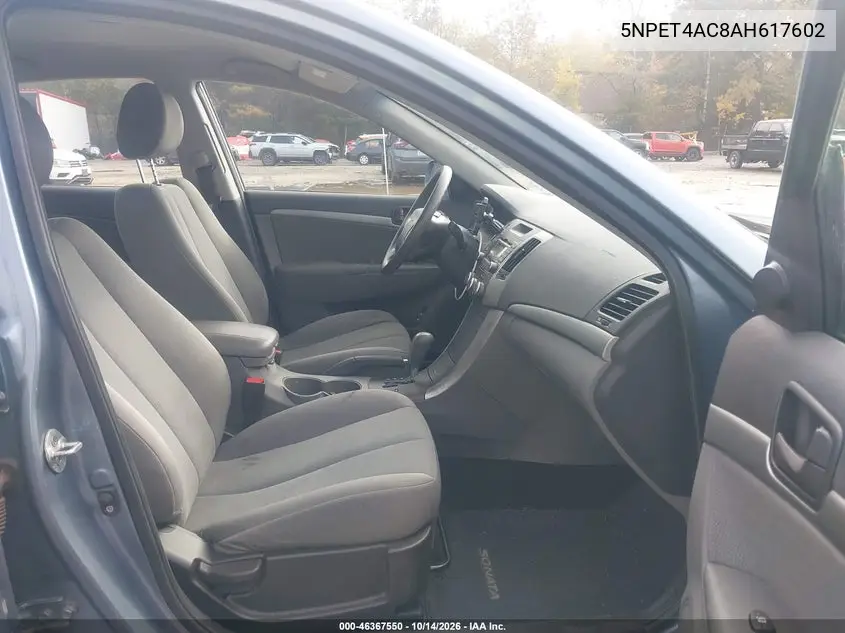 2010 HYUNDAI SONATA VIN 5NPET4AC8AH617602 — фото 5