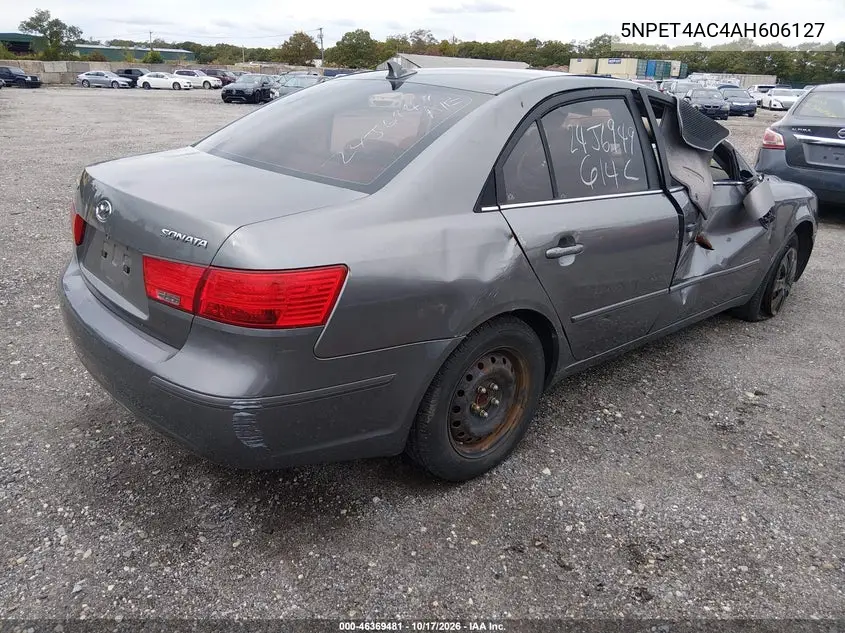 2010 HYUNDAI SONATA VIN 5NPET4AC4AH606127 — фото 4