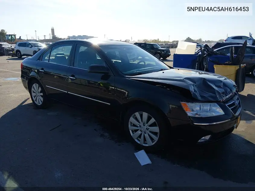 HYUNDAI SONATA 2010, VIN 5NPEU4AC5AH616453