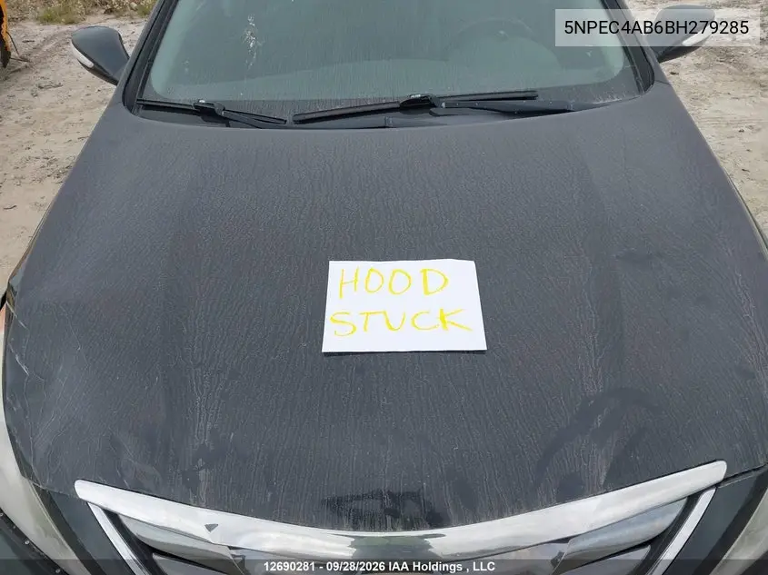 2011 HYUNDAI SONATA VIN 5NPEC4AB6BH279285 — фото 10