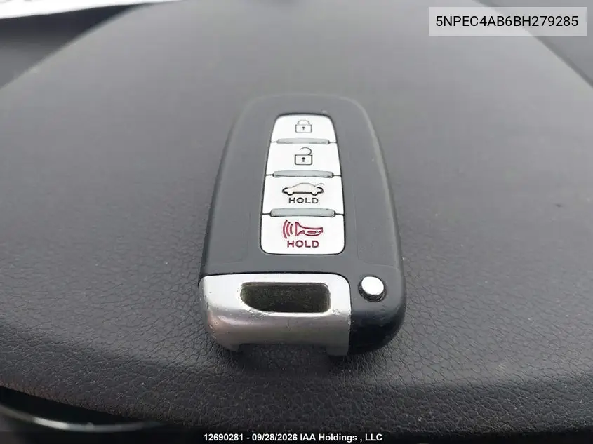 2011 HYUNDAI SONATA VIN 5NPEC4AB6BH279285 — фото 11