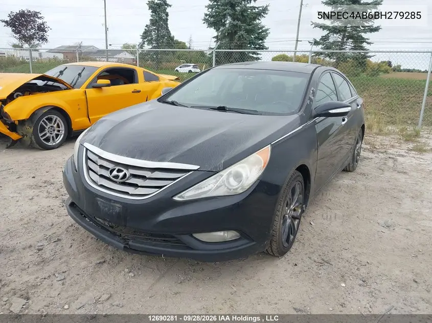 2011 HYUNDAI SONATA VIN 5NPEC4AB6BH279285 — фото 2