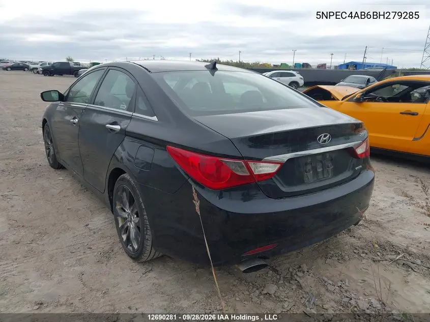 2011 HYUNDAI SONATA VIN 5NPEC4AB6BH279285 — фото 3