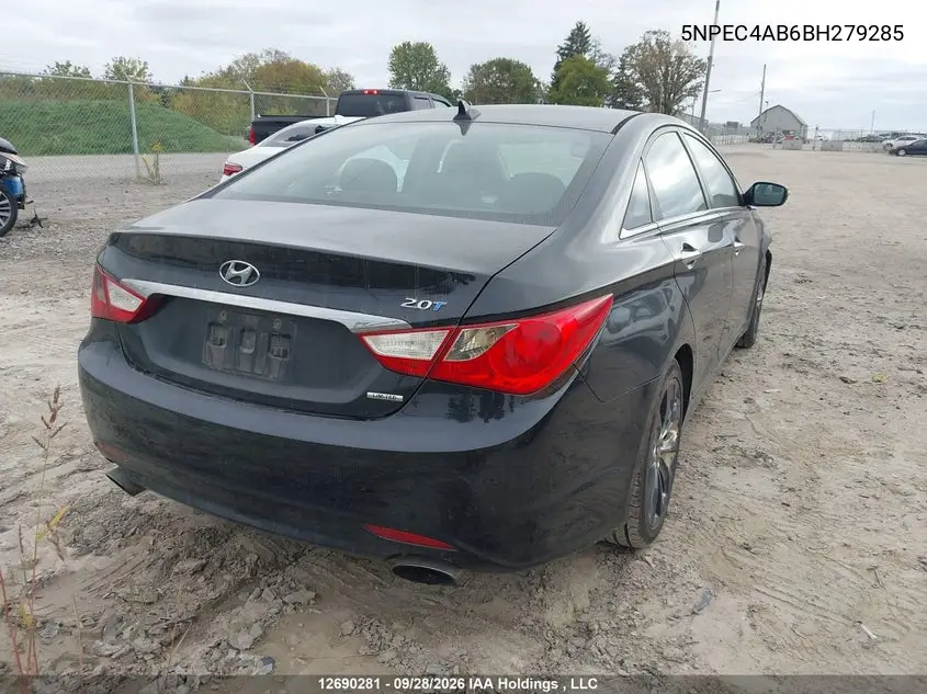 2011 HYUNDAI SONATA VIN 5NPEC4AB6BH279285 — фото 4
