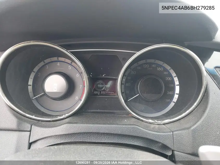 2011 HYUNDAI SONATA VIN 5NPEC4AB6BH279285 — фото 7