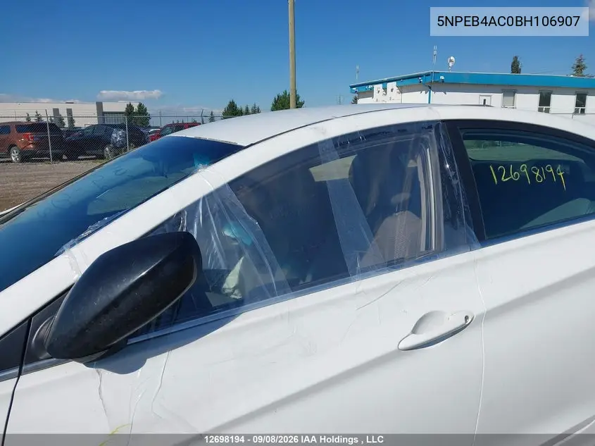 2011 HYUNDAI SONATA VIN 5NPEB4AC0BH106907 — фото 19