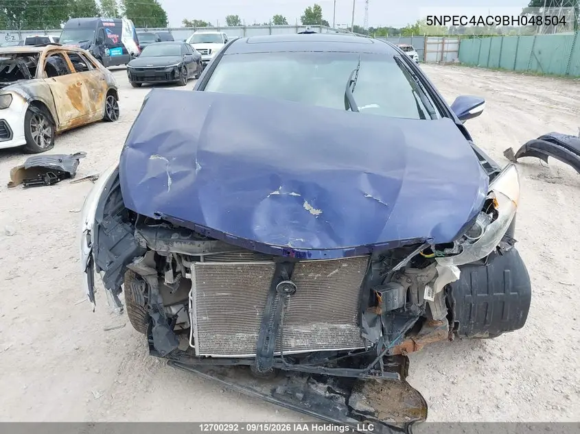 2011 HYUNDAI SONATA VIN 5NPEC4AC9BH048504 — фото 12