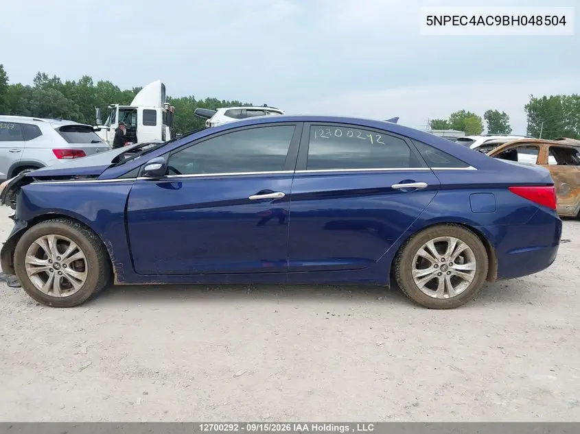 2011 HYUNDAI SONATA VIN 5NPEC4AC9BH048504 — фото 14