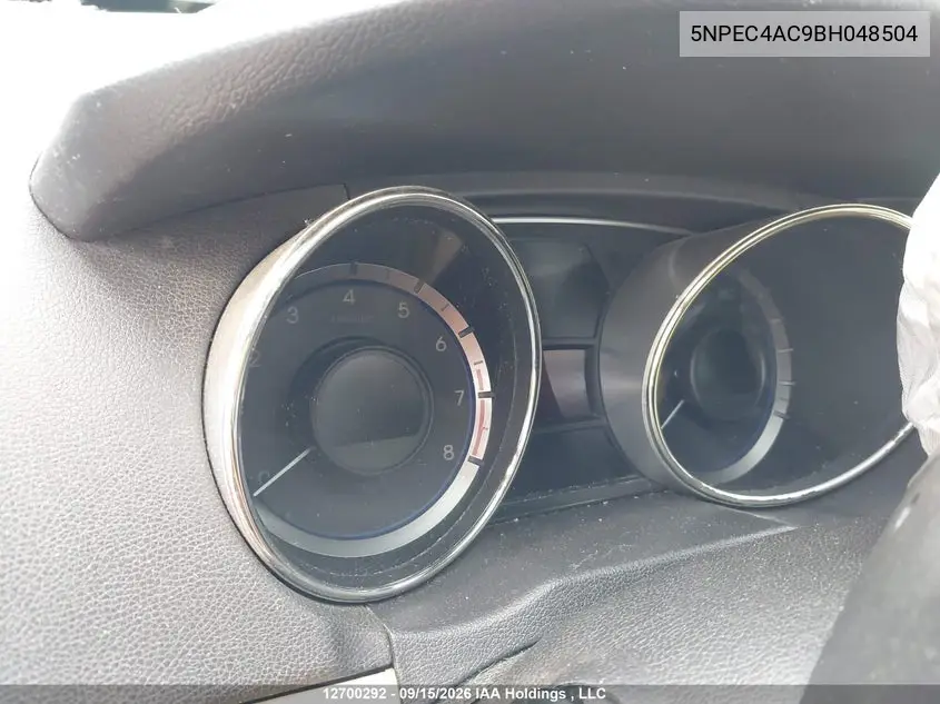2011 HYUNDAI SONATA VIN 5NPEC4AC9BH048504 — фото 15