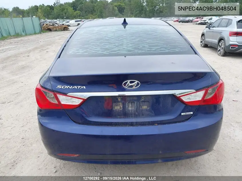 2011 HYUNDAI SONATA VIN 5NPEC4AC9BH048504 — фото 16