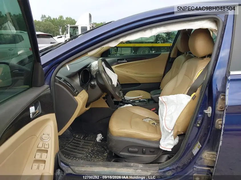 2011 HYUNDAI SONATA VIN 5NPEC4AC9BH048504 — фото 5