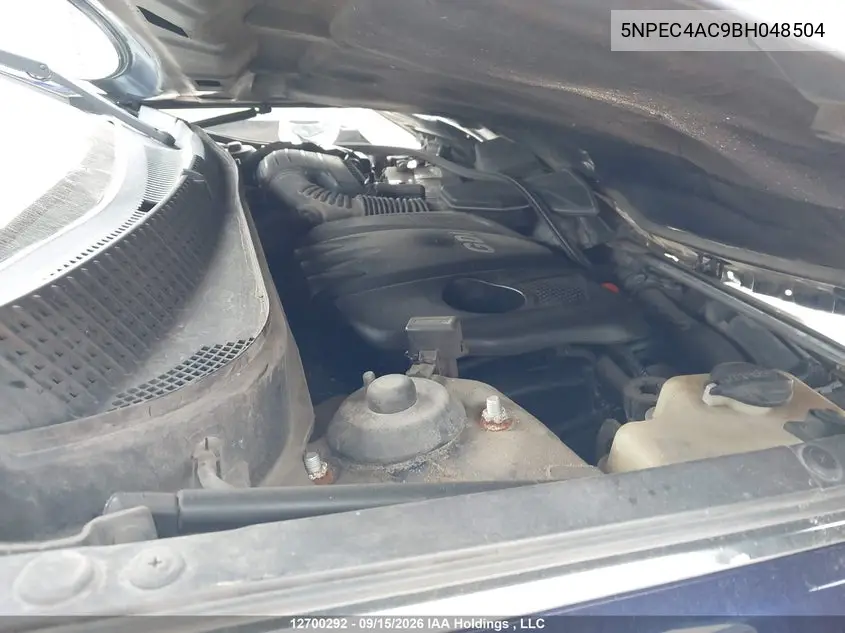 2011 HYUNDAI SONATA VIN 5NPEC4AC9BH048504 — фото 9
