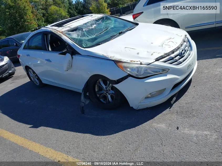 HYUNDAI SONATA 2011, VIN 5NPEC4ACXBH165590