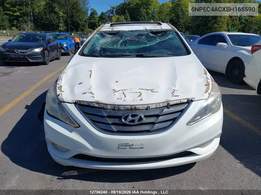2011 HYUNDAI SONATA VIN 5NPEC4ACXBH165590 — фото 12