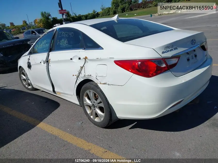 2011 HYUNDAI SONATA VIN 5NPEC4ACXBH165590 — фото 3