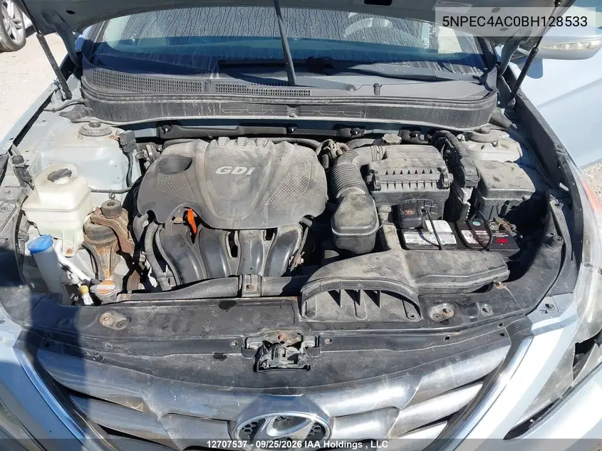 2011 HYUNDAI SONATA VIN 5NPEC4AC0BH128533 — фото 10
