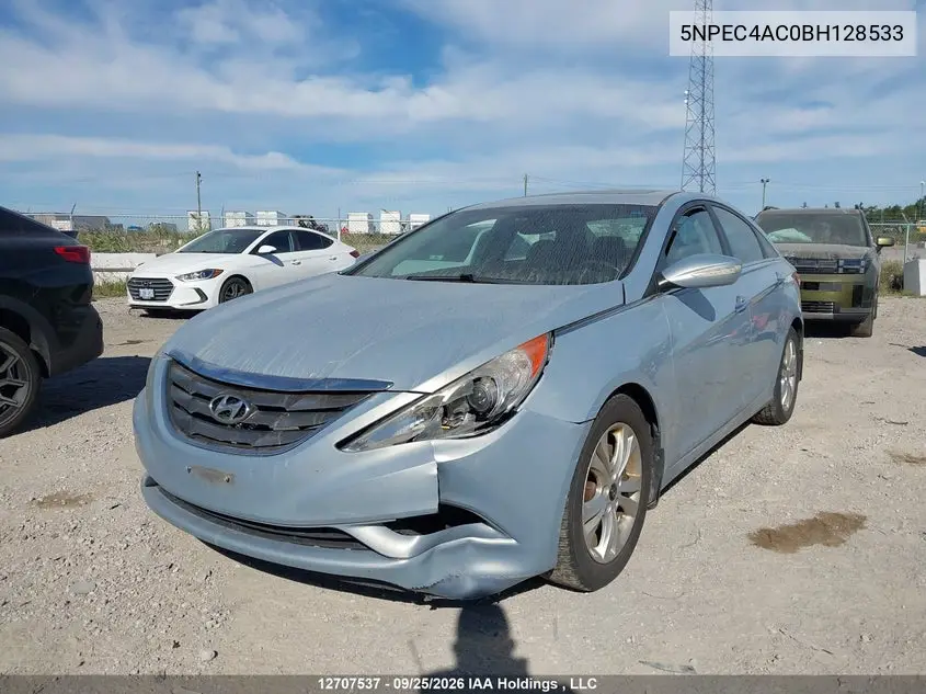 2011 HYUNDAI SONATA VIN 5NPEC4AC0BH128533 — фото 2
