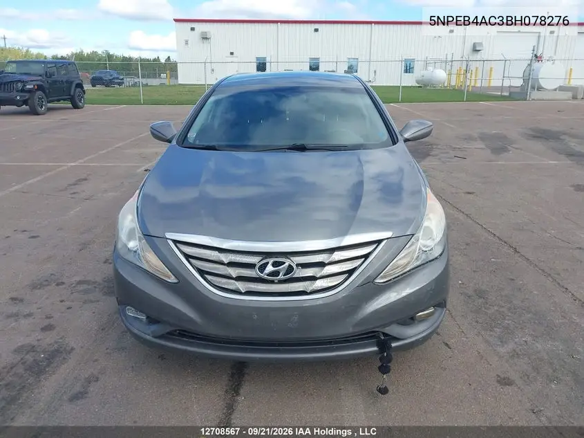 2011 HYUNDAI SONATA VIN 5NPEB4AC3BH078276 — фото 12