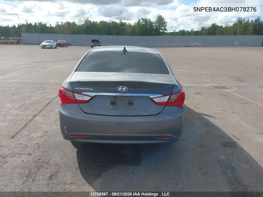 2011 HYUNDAI SONATA VIN 5NPEB4AC3BH078276 — фото 16