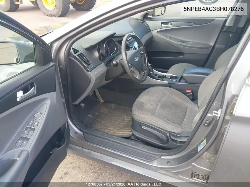 2011 HYUNDAI SONATA VIN 5NPEB4AC3BH078276 — фото 19