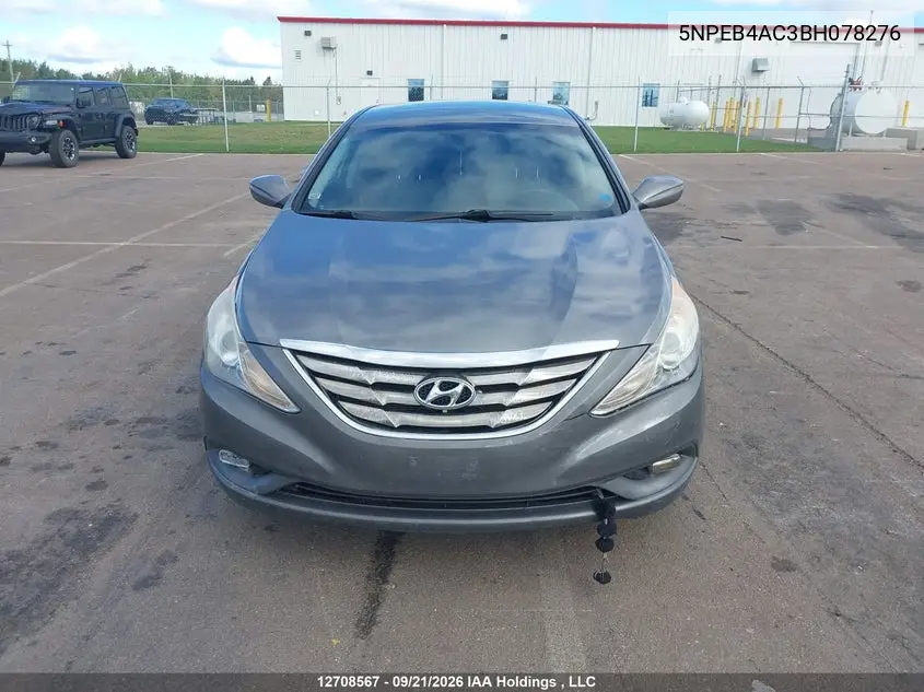 2011 HYUNDAI SONATA VIN 5NPEB4AC3BH078276 — фото 6