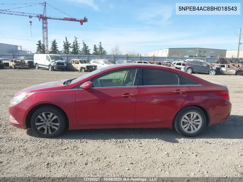 2011 HYUNDAI SONATA VIN 5NPEB4AC8BH018543 — фото 15