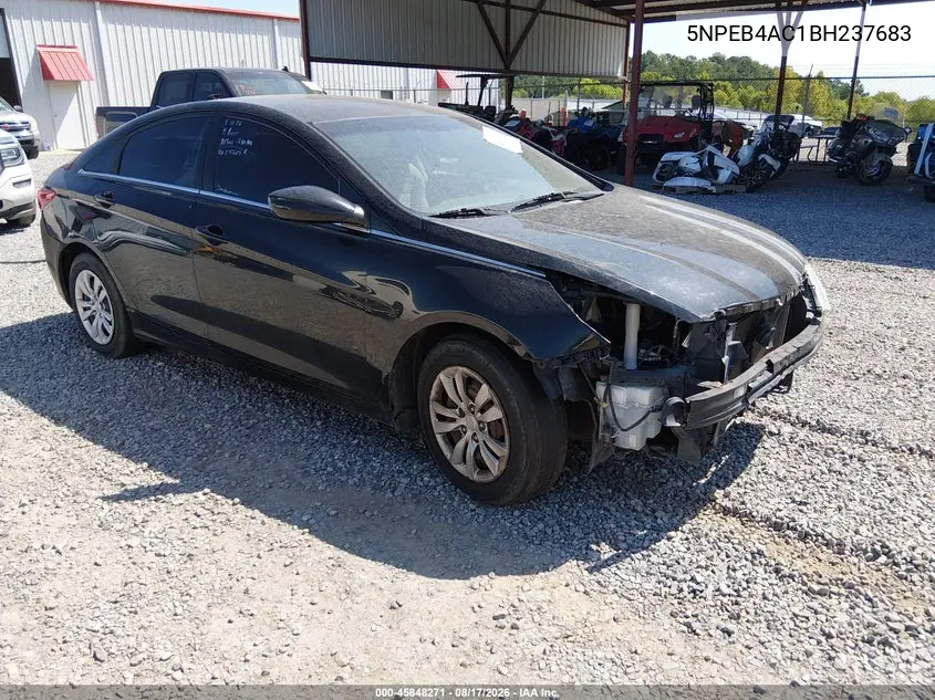 HYUNDAI SONATA 2011, VIN 5NPEB4AC1BH237683