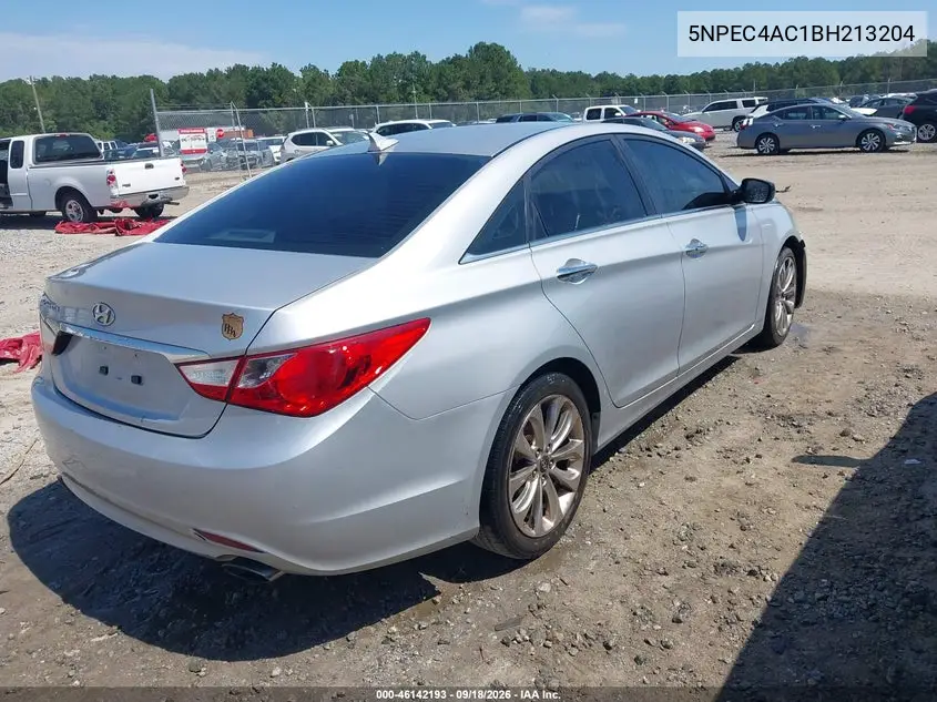 2011 HYUNDAI SONATA VIN 5NPEC4AC1BH213204 — фото 4