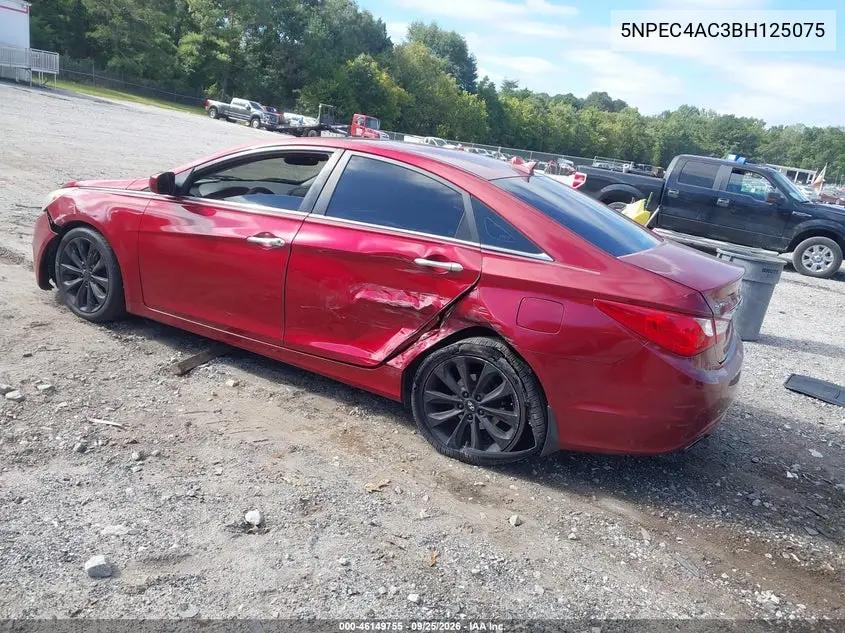 2011 HYUNDAI SONATA VIN 5NPEC4AC3BH125075 — фото 3