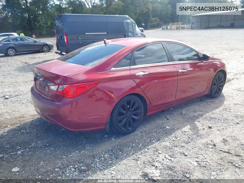 2011 HYUNDAI SONATA VIN 5NPEC4AC3BH125075 — фото 4