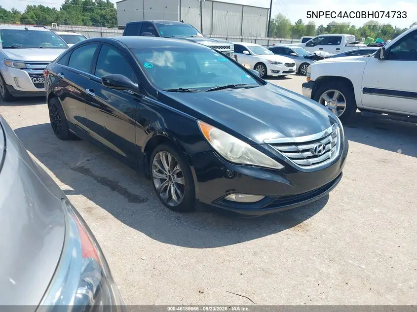 HYUNDAI SONATA 2011, VIN 5NPEC4AC0BH074733