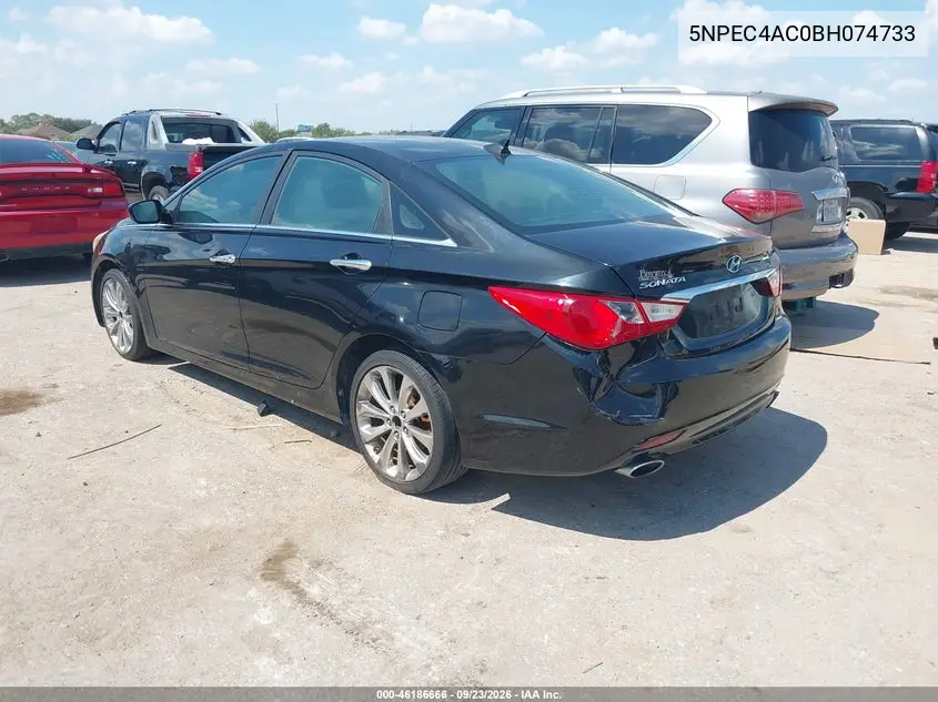 2011 HYUNDAI SONATA VIN 5NPEC4AC0BH074733 — фото 3