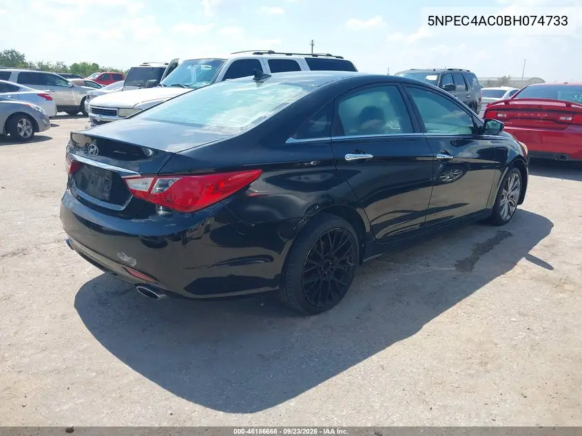 2011 HYUNDAI SONATA VIN 5NPEC4AC0BH074733 — фото 4