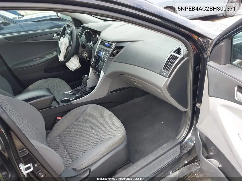 2011 HYUNDAI SONATA VIN 5NPEB4AC2BH300371 — фото 5
