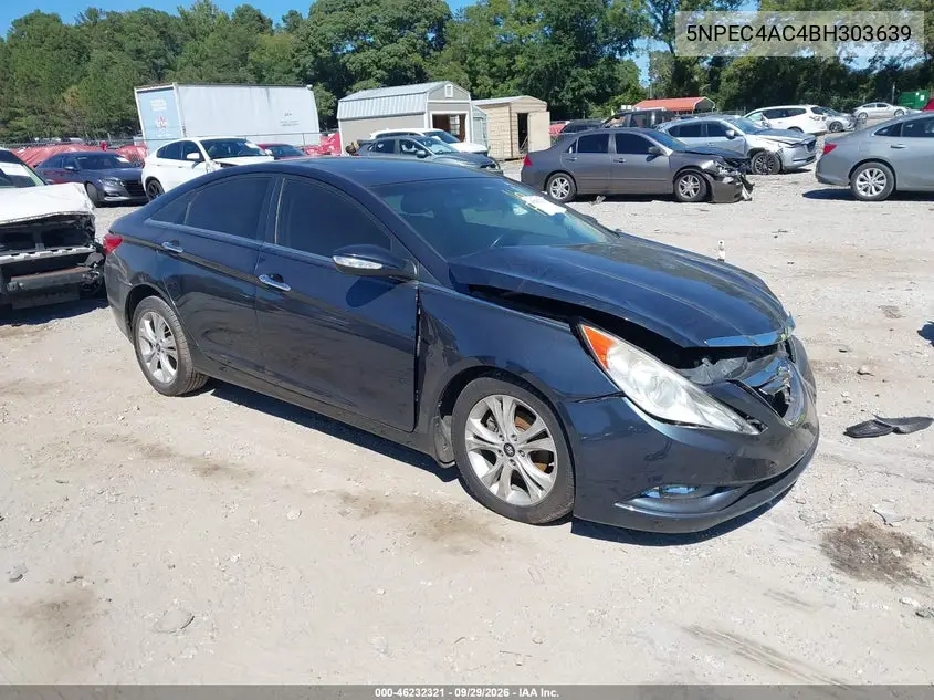 HYUNDAI SONATA 2011, VIN 5NPEC4AC4BH303639