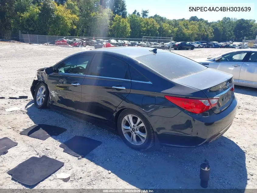 2011 HYUNDAI SONATA VIN 5NPEC4AC4BH303639 — фото 3