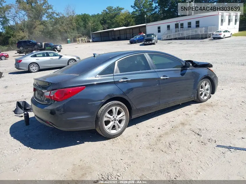 2011 HYUNDAI SONATA VIN 5NPEC4AC4BH303639 — фото 4