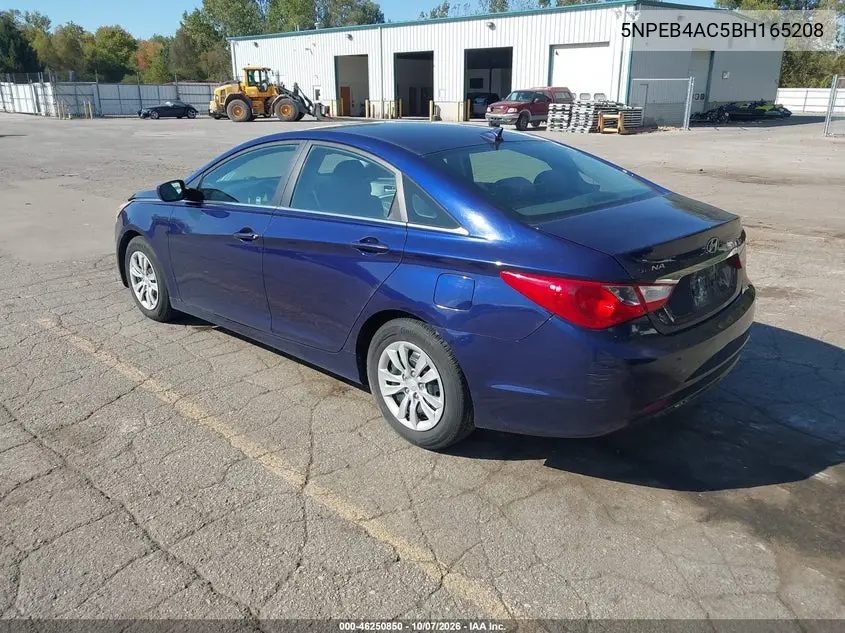 2011 HYUNDAI SONATA VIN 5NPEB4AC5BH165208 — фото 3
