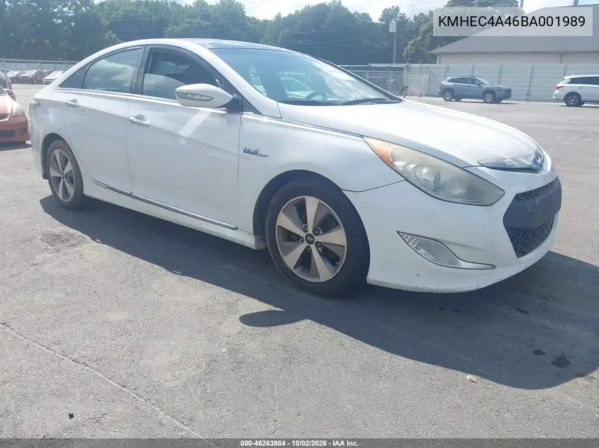 HYUNDAI SONATA 2011, VIN KMHEC4A46BA001989