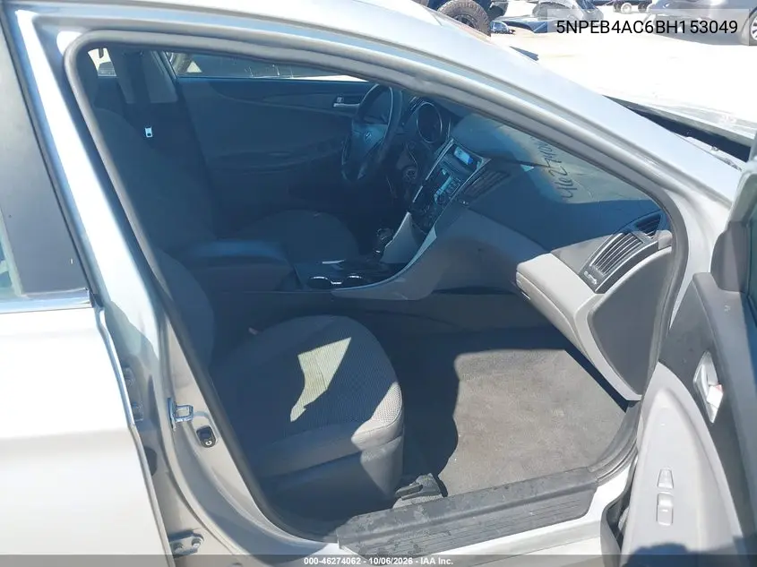 2011 HYUNDAI SONATA VIN 5NPEB4AC6BH153049 — фото 5