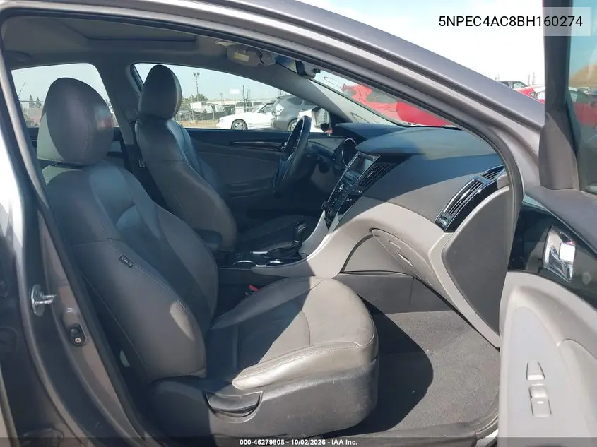 2011 HYUNDAI SONATA VIN 5NPEC4AC8BH160274 — фото 5