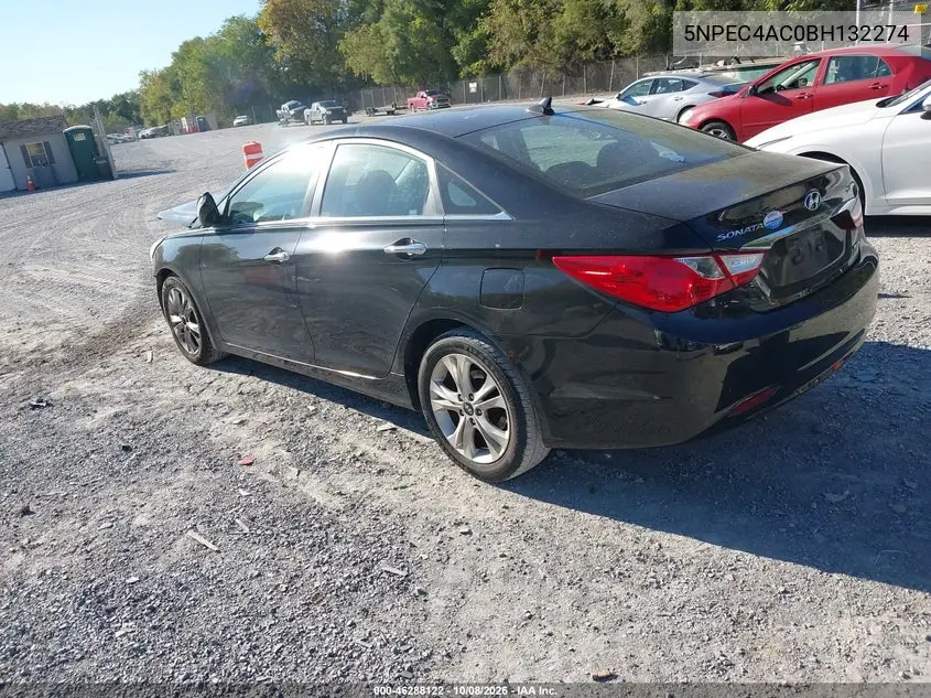2011 HYUNDAI SONATA VIN 5NPEC4AC0BH132274 — фото 3